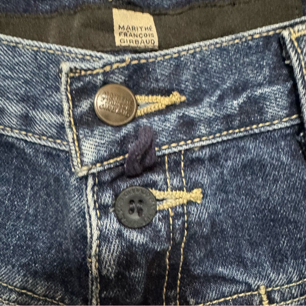 Vintage Girbaud Brand X Indigo Relaxed Y2K Jeans 32x32 Utility Strap Fit - Picture 8 of 16